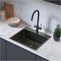 Кухонная мойка Lemark JANGA 540 прямоугольная из нержавеющей стали цвет: графит (9936111) 9936111