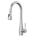 Смеситель Lemark Expert для кухни с выдвижным поворотным изливом (LM5084S) LM5084S