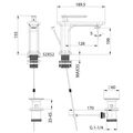Смеситель для раковины Lemark Mista (LM6406WG) LM6406WG