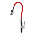 Смеситель для кухни Lemark с гибким  изливом (LM5082S-Red) LM5082S-Red