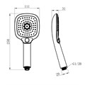 Душевая лейка Lemark (LM1014C) LM1014C