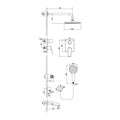 Душевая система Lemark Bronx встраиваемая (LM3722MW) LM3722MW