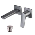 Смеситель Lemark Bronx для раковины встраиваемый (LM3736GM) LM3736GM