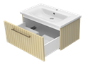 Тумба под раковину Brevita Alicante 80 подвесная (капучино) ALI-09080-4601Я