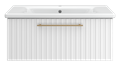 Тумба под раковину Brevita Alicante 90 подвесная (белая) ALI-09090-0101Я