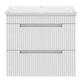 Тумба под раковину Brevita Ariana 60 подвесная (белая) ARI-01060-0742Я
