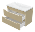 Тумба под раковину Brevita Ariana 80 подвесная (капучино) ARI-01080-03062Я