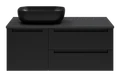 Тумба под раковину Brevita Cargo 100 подвесная (черная) CAR-01100-021П2Я