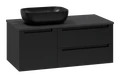Тумба под раковину Brevita Cargo 100 подвесная (черная) CAR-01100-021П2Я