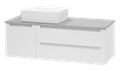 Тумба под раковину Brevita Cargo 120 подвесная (белая) CAR-01120-011П2Я