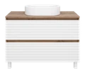 Тумба под раковину Brevita Dakota 100 (белая) DAK-07100-19/01-2Я