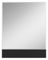 Зеркало Brevita Dakota 80 (черное) DAK-02080