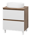 Тумба под раковину Brevita Dakota 60 (белая) DAK-07060-19/01-2Я