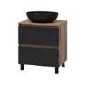 Комплект Brevita Dakota 60 напольная тумба с раковиной УТ000015710
