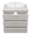 Тумба под раковину Brevita Elche 80 ELC-0080-0302Я