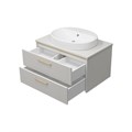 Комплект Brevita Elche 80 подвесная тумба с раковиной УТ000022432