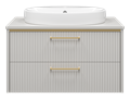 Комплект Brevita Elche 80 подвесная тумба с раковиной УТ000022432