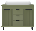Тумба под раковину Brevita Enfida 100 (зеленая) ENF-06100-0843Я