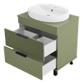 Тумба под раковину Brevita Enfida 70 (зеленая) ENF-06070-0842Я