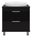 Тумба под раковину Brevita Enfida 70 (черная) ENF-06070-0242Я