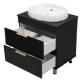 Тумба под раковину Brevita Enfida 70 (черная) ENF-06070-0242Я