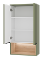Шкаф Brevita Enfida 60 над стиральной машиной подвесной (зеленый) ENF-08060-081