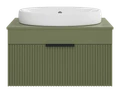 Тумба под раковину Brevita Enfida 70 подвесная (зеленая) ENF-06070-0841Я