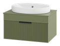 Тумба под раковину Brevita Enfida 70 подвесная (зеленая) ENF-06070-0841Я