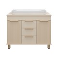 Комплект Enfida 100 бежевая напольная тумба с раковиной УТ000014839