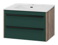 Тумба под раковину Brevita Greenwood 80 подвесная с раковиной Brevita Rubi 80 GRE-09080-0802Я