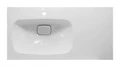 Комплект Lumus 90 напольная тумба с раковиной, левая УТ000025489