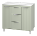 Тумба под раковину Brevita Risacca Pistachio 90 RIS-06090-0842Я