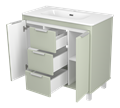Тумба под раковину Brevita Risacca Pistachio 90 RIS-06090-0842Я