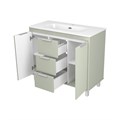 Комплект Risacca Pistachio 100 напольная тумба с раковиной УТ000026422