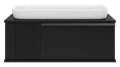 Тумба под раковину Brevita Savoy 90 подвесная (черная) SAV-09090-0301Я