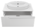 Тумба под раковину Brevita Savoy 80 подвесная (белая) SAV-09080-0101Я