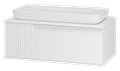 Тумба под раковину Brevita Savoy 90 подвесная (белая) SAV-09090-0101Я