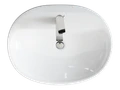 Подвесная тумба с раковиной черная  Brevita Savoy 80 УТ000014894