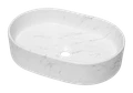 Раковина Milleau  Nuage MU0055B-MWM 50 (белый мрамор) MU0055B-MWM