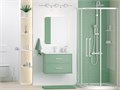 Тумба под раковину Brevita Verde 70 подвесная (зеленая) Ver-09070-0102Я