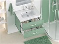 Тумба под раковину Brevita Verde 70 подвесная (зеленая) Ver-09070-0102Я