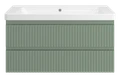Тумба под раковину Brevita Victory 105 подвесная (зеленая) VIC-09105-0802Я