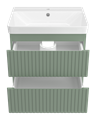 Тумба под раковину Brevita Victory 60 подвесная (зеленая) VIC-09060-0802Я