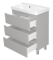 Тумба под раковину Brevita Victory 70 (серый шелк) VIC-07070-50-03Я