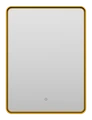 Зеркало Brevita Mercury 600x800 (золото) MER-Rett6-060/80-gold