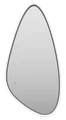 Зеркало Brevita Venus 600x1200 (белое) VEN-Var-060-white
