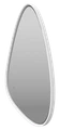 Зеркало Brevita Venus 600x1200 (белое) VEN-Var-060-white