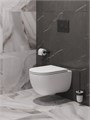 Унитаз подвесной безободковый с сиденьем и смывом TORNADO BelBagno ETNA BB008CH-TOR/SC BB008CH-TOR/SC