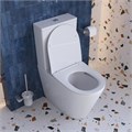 Унитаз-компакт безободковый с сиденьем и  смывом TORNADO BelBagno FLAY-TOR BB2149CP-TOR/SC 0231911044