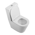 Унитаз-компакт безободковый c cиденьем BelBagno FLAY-R BB2149CPR/SC 01547778109